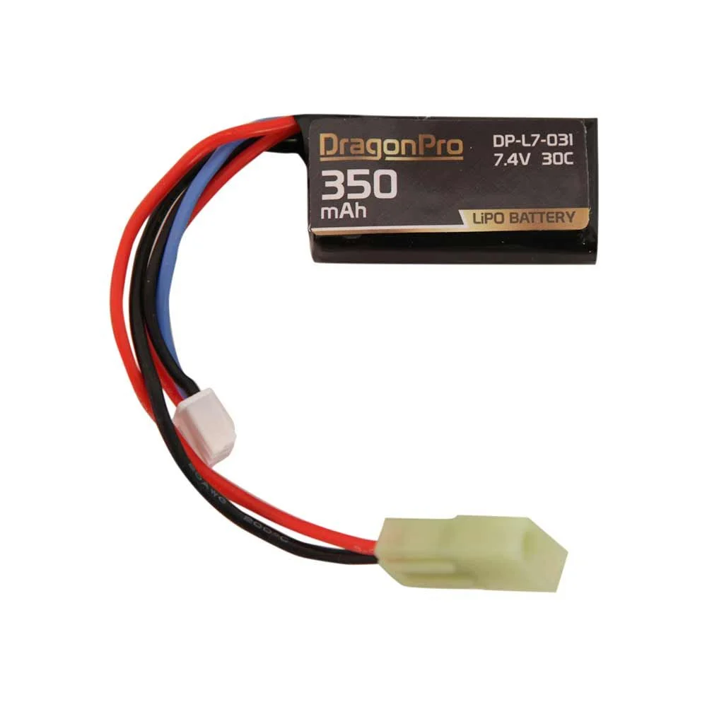 DRAGONPRO DP-L7-031 7.4V 350mAh 30C Mini LiPO 40x20x12mmDRA356021