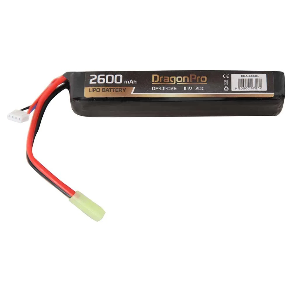 DRAGONPRO DP-L11-026 11.1V 2600mAh 20C LiPO 128x21x34mmDRA393016