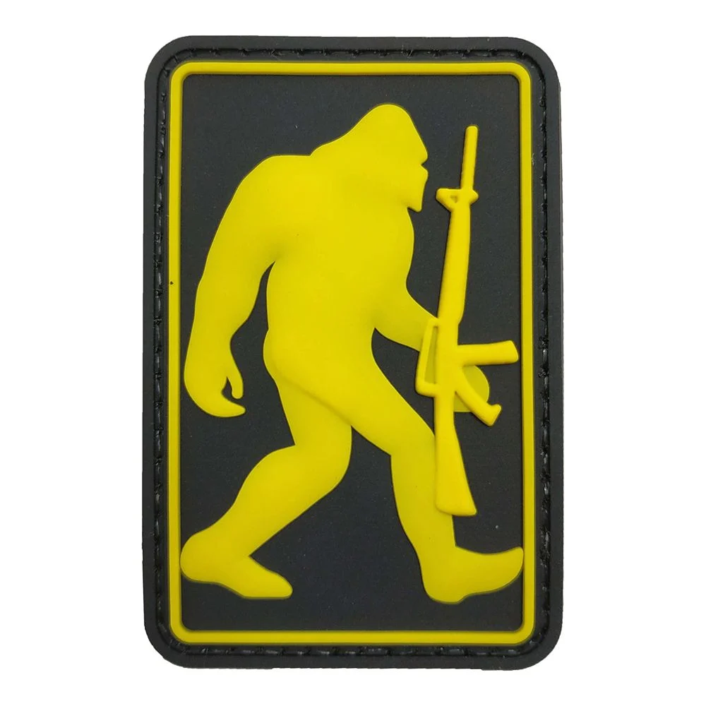 Parche de Goma PVC Bigfoot Táctico con Rifle 73 x 50 mm DragonProDRA673026