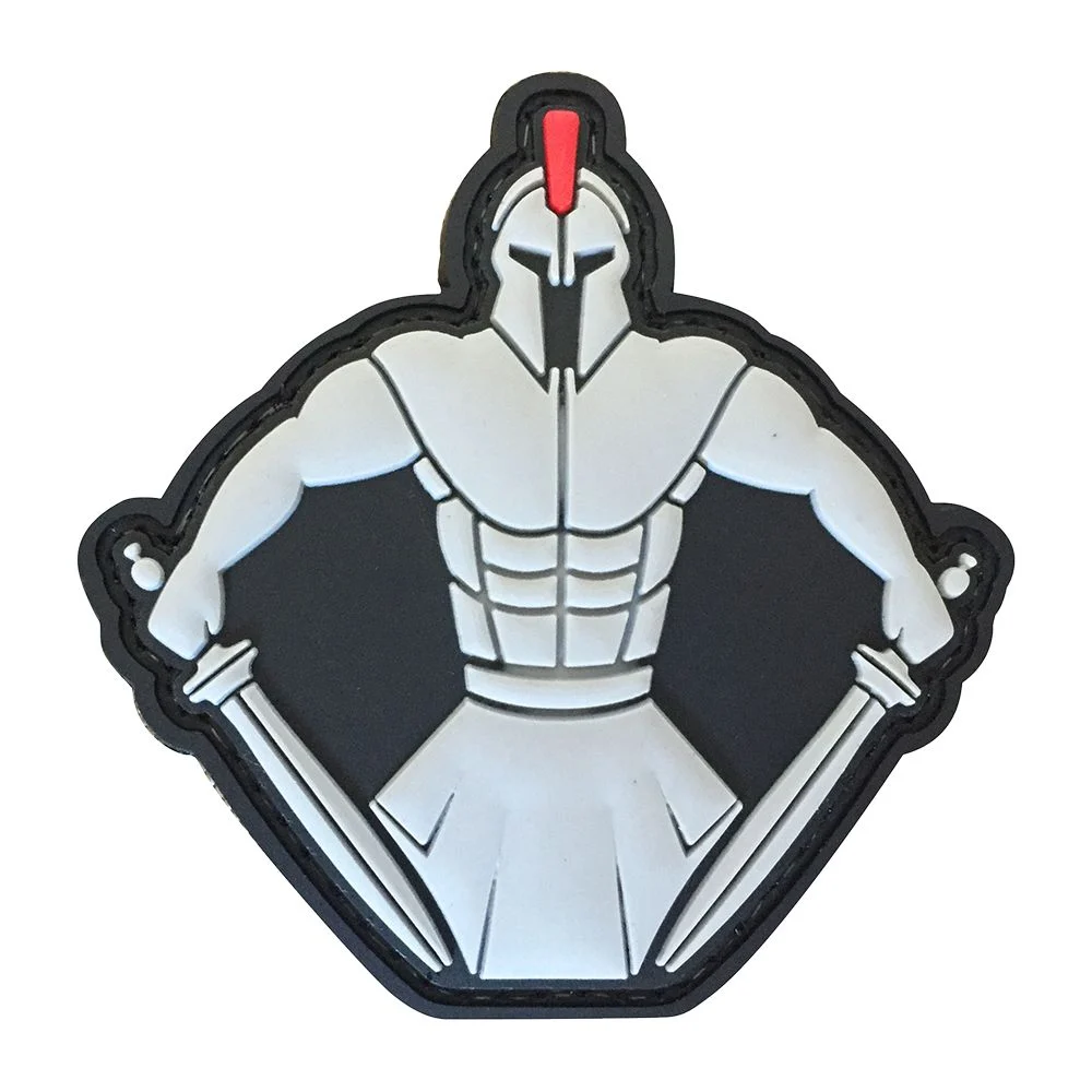 DRAGONPRO Parche PVC Molon Labe Guerrero Espartano 70 x 70 mmDRA673033