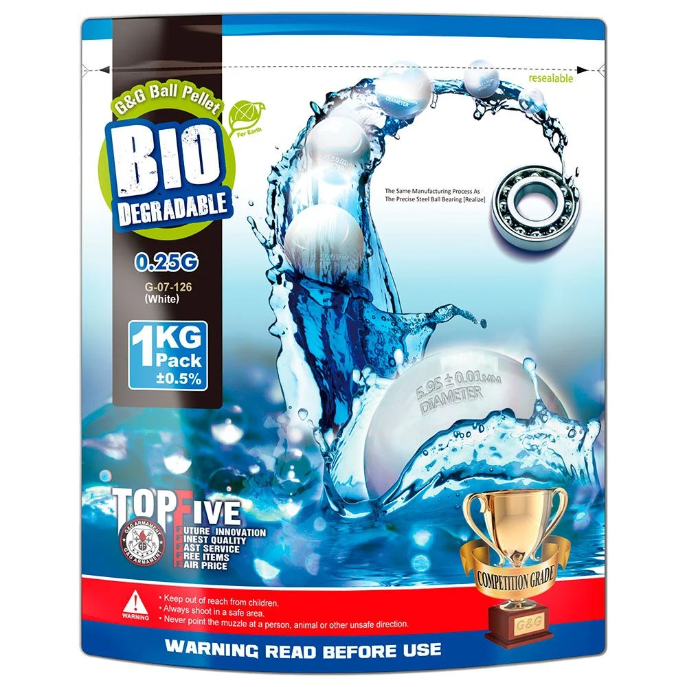 Bolas Bio 0.25g 1KG G&GGAG069005