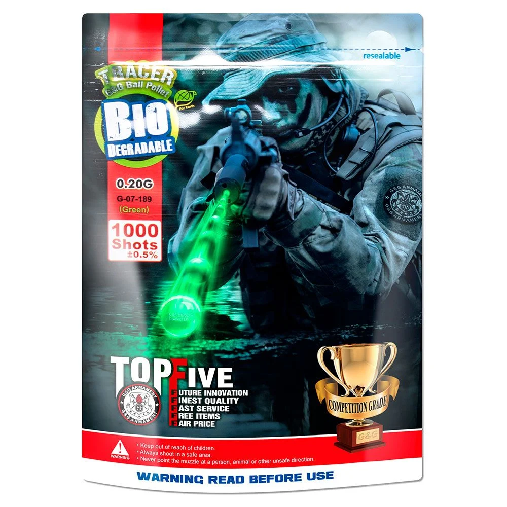 G&G Tracer Bio BB 0.20g / 1000R (Green) / G-07-189GAG069043