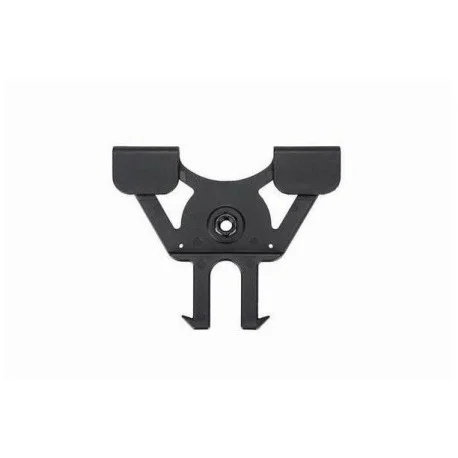 Adaptador Molle para pistolera y portacargador Negro