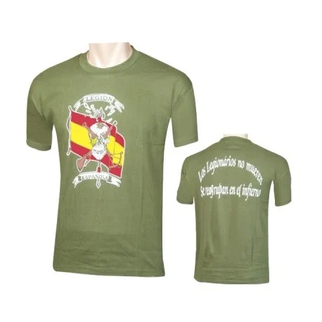 CAMISETA LEGION CALAVERA ESPAÑA VERDE