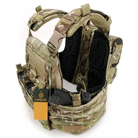 Chaleco Conquer Combat Plate Carrier (APC full set)