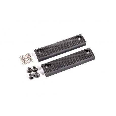 Dytac UXR 3 & 3.1 Standard Two-Hole Panel Negro (Pack of 2)