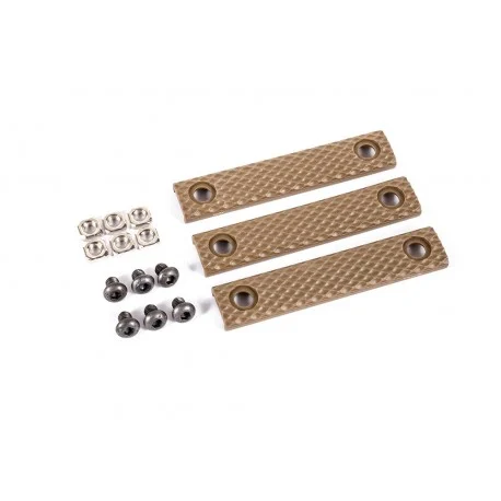 Dytac UXR 3 & 3.1 Thin Line Two-Hole Panel Dark Earth (Pack of 3)