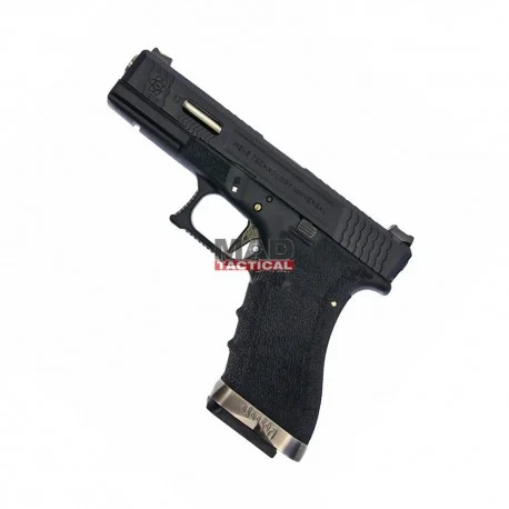 G-Force 17 BK Silver Barrel Metal Version GBB WE