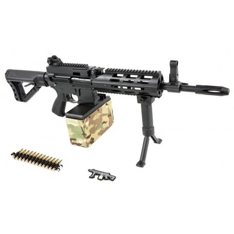 G&G ELECTRIC RIFLE CM16 LMG BLACK
