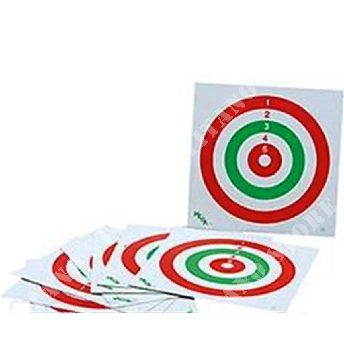 TARGET 14X14 TRICOLOR X 50 PIEZAS (14WYBET)