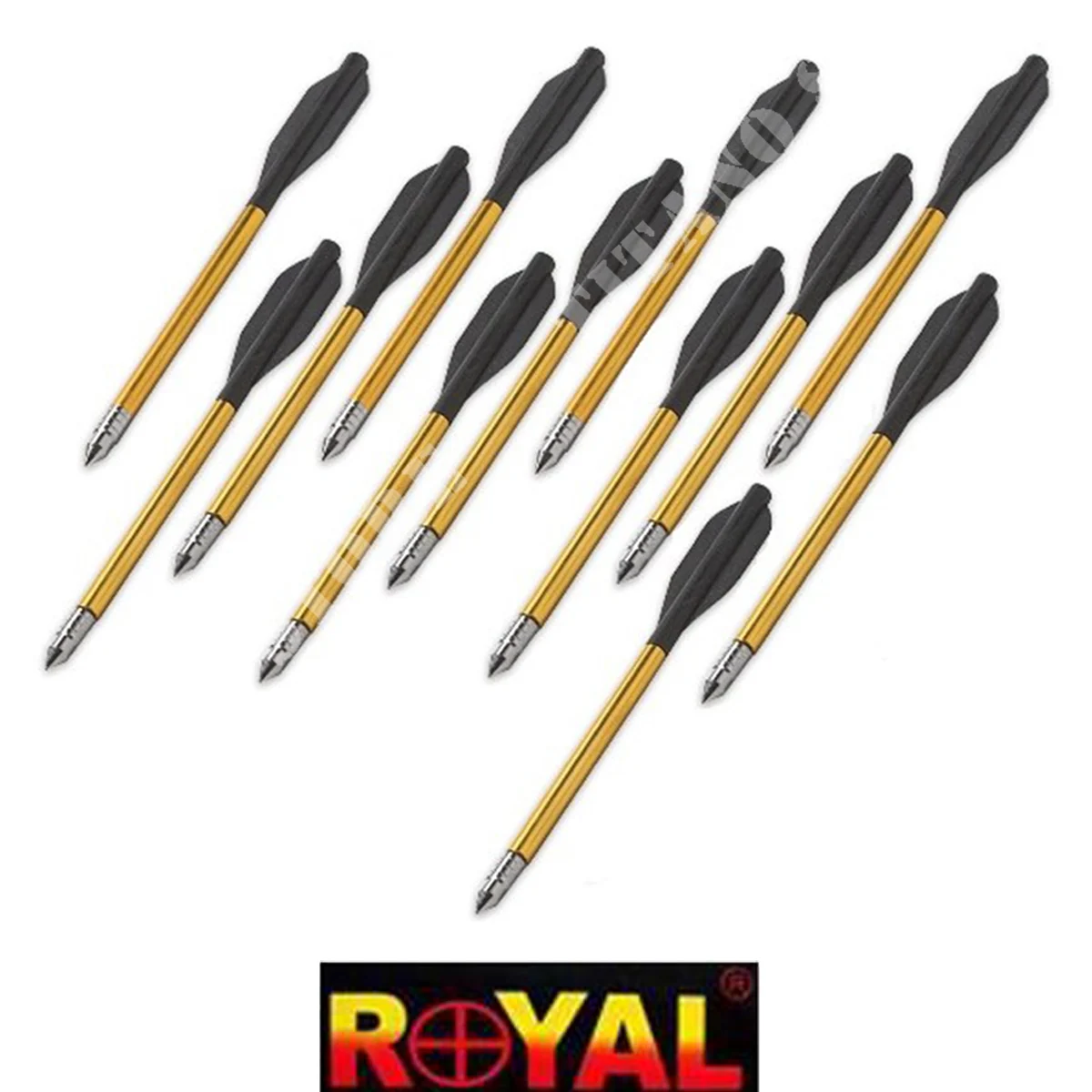 12 FLECHAS DE ALUMINIO PARA PISTOLAS ROYAL CROSSBOW (CF 145AF)