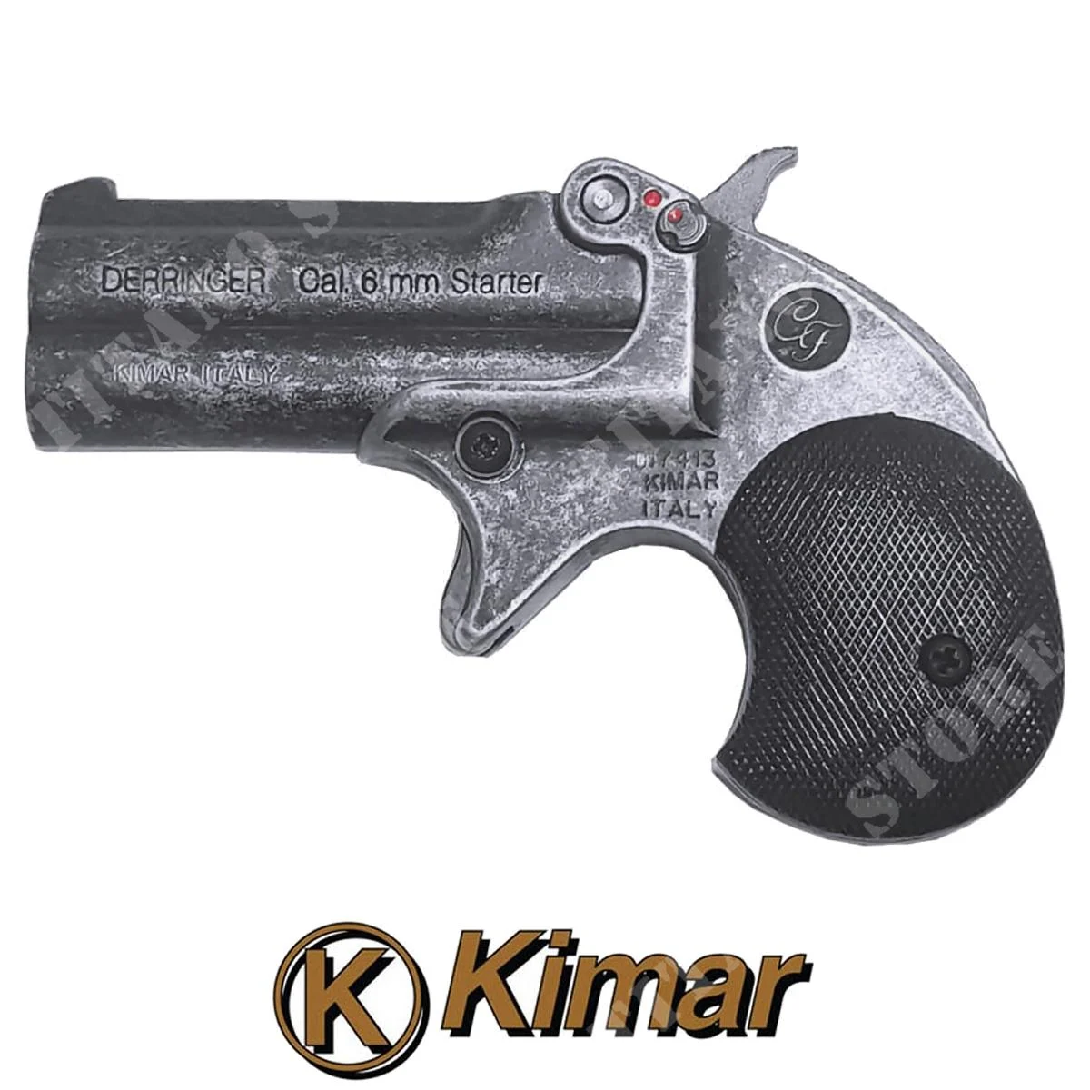 PUÑOS DERRINGER 6MM ANTIGUE KIMAR NEGRO CHIAPPA FIREARMS (450.090)