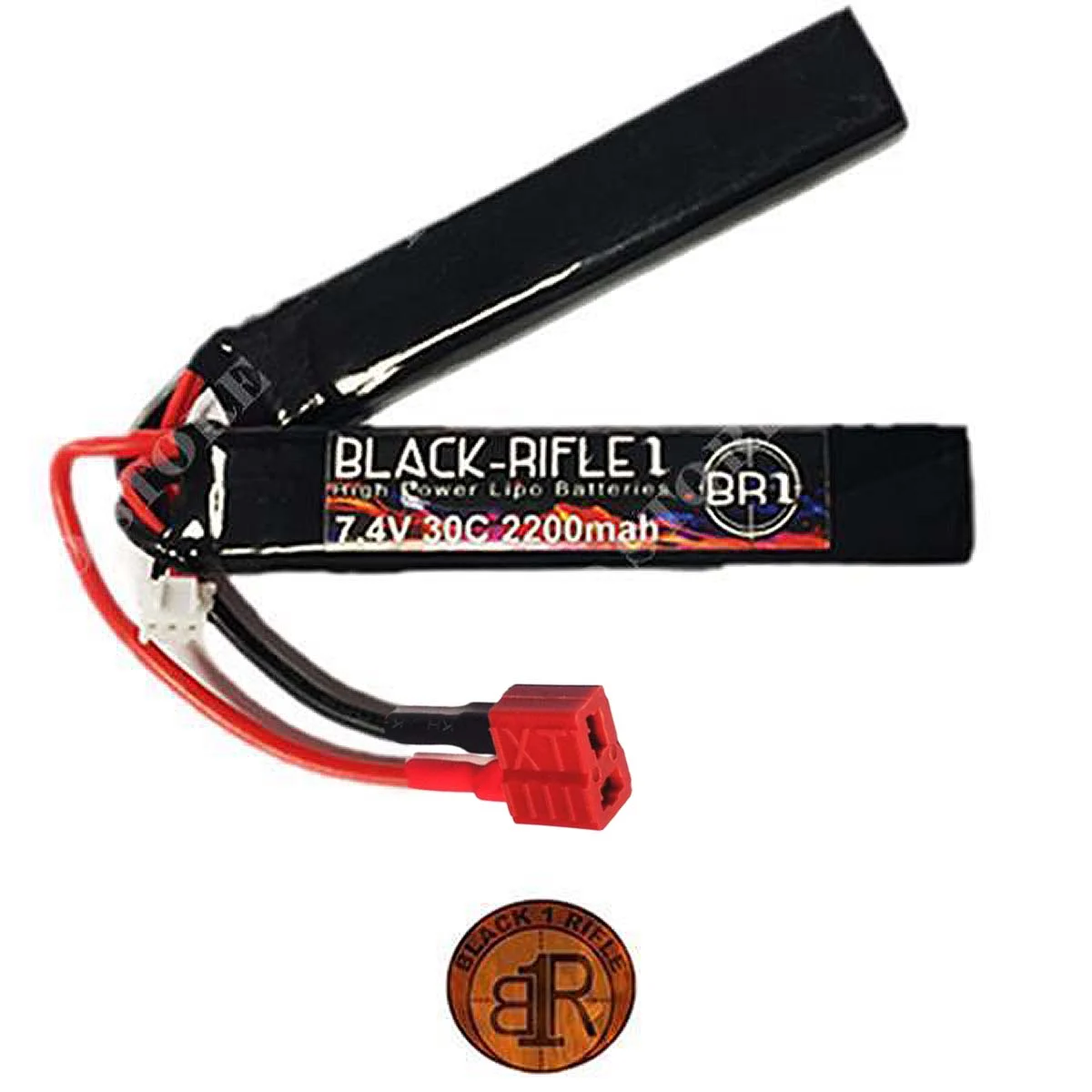 BATERIA 7,4x2200mah CQB LIPO 30C DEANS BR1 (BR7,4x2200CQB-DEANS)