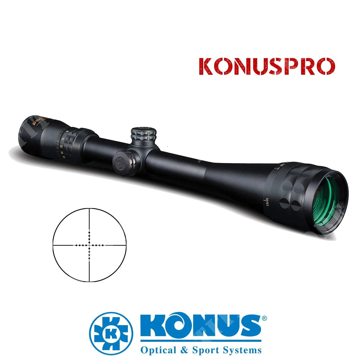 ÓPTICA KONUSPRO 6-24X44 MIL DOT KONUS (07259)