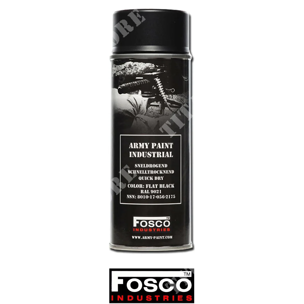 PINTURA EN SPRAY FLAT NEGRA 400 ML FOSCO (9021)