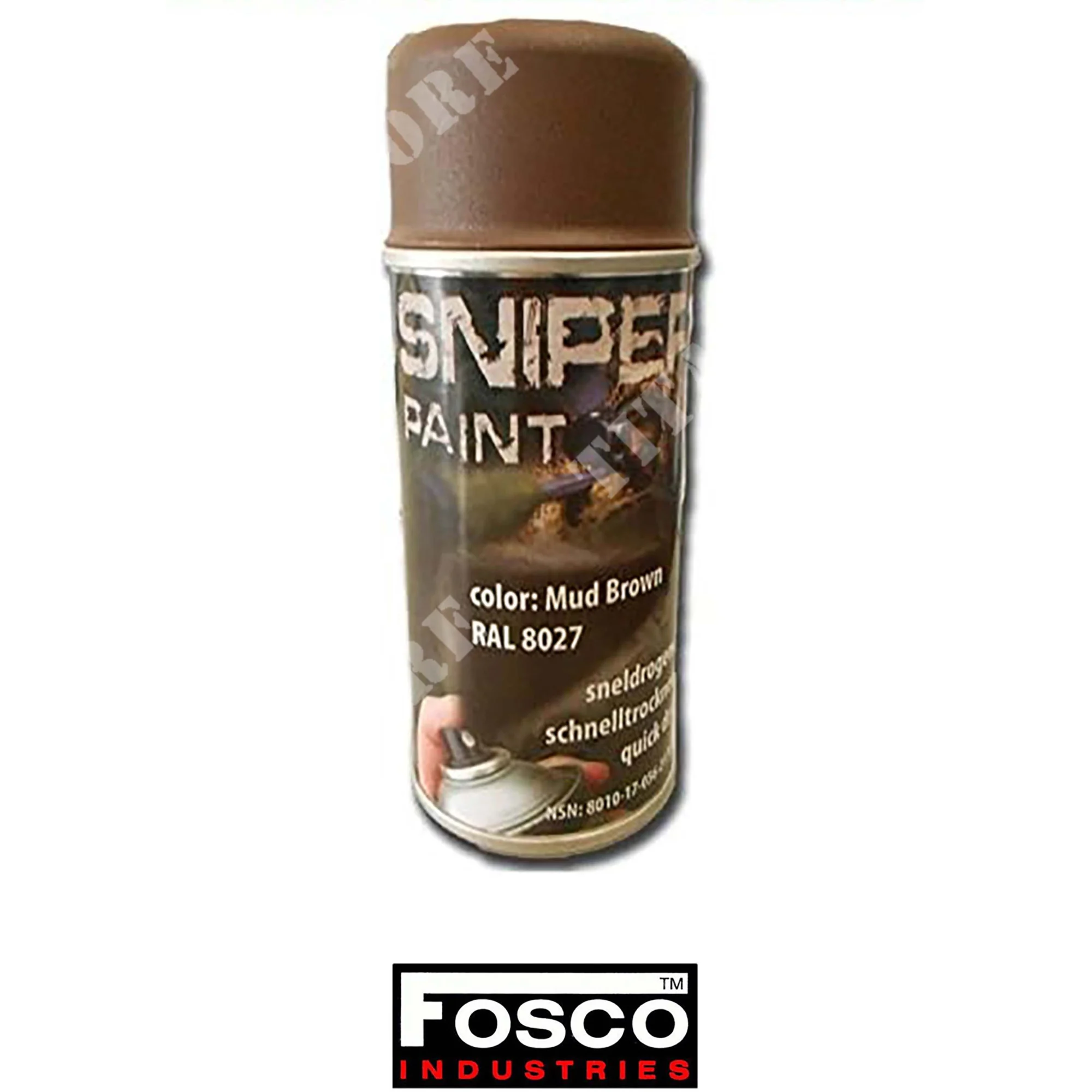 PINTURA EN SPRAY BARRO MARRÓN 150 ML FOSCO (8027-P)