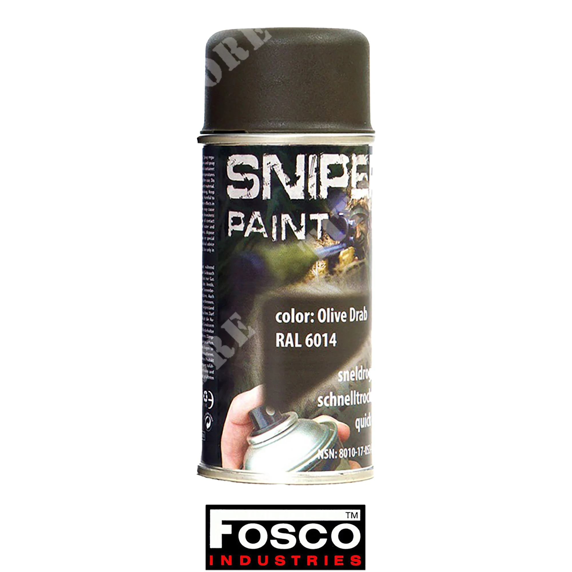 SPRAY PINTURA OLIVE DRAB 150 ML FOSCO (6014-P)