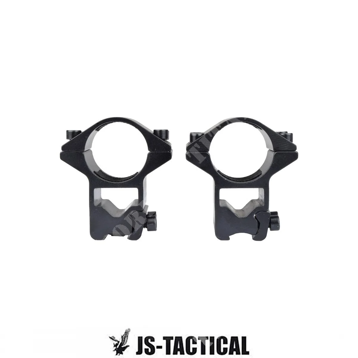 CONEXIONES DE ANILLO DE 25 MM DE ALTO PARA RIELES DE 11 MM JS-TACTICAL (JS-M2007)