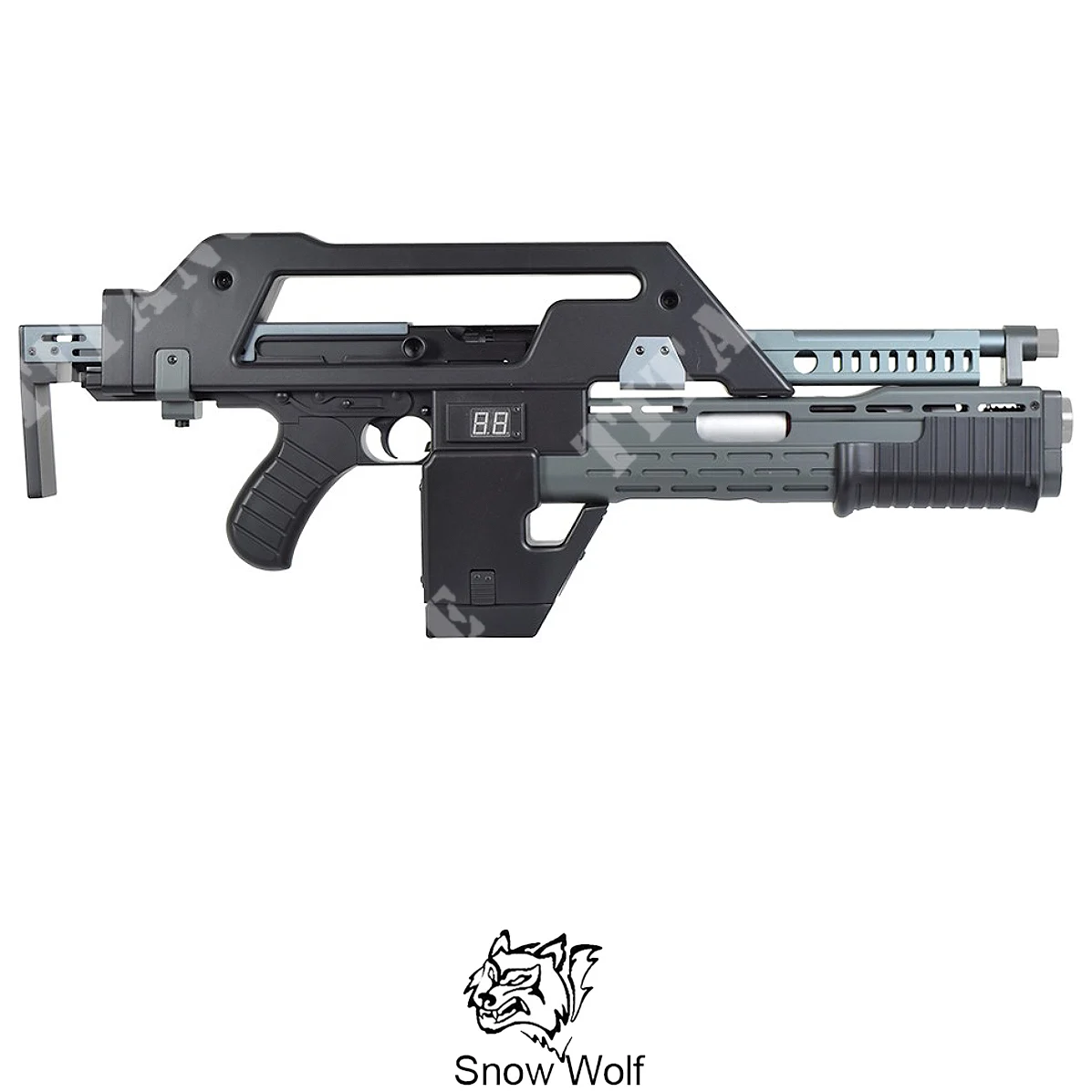 RIFLE ALIEN M4A1 PLUSE RIFLE NEGRO SNOW WOLF (SW-11)