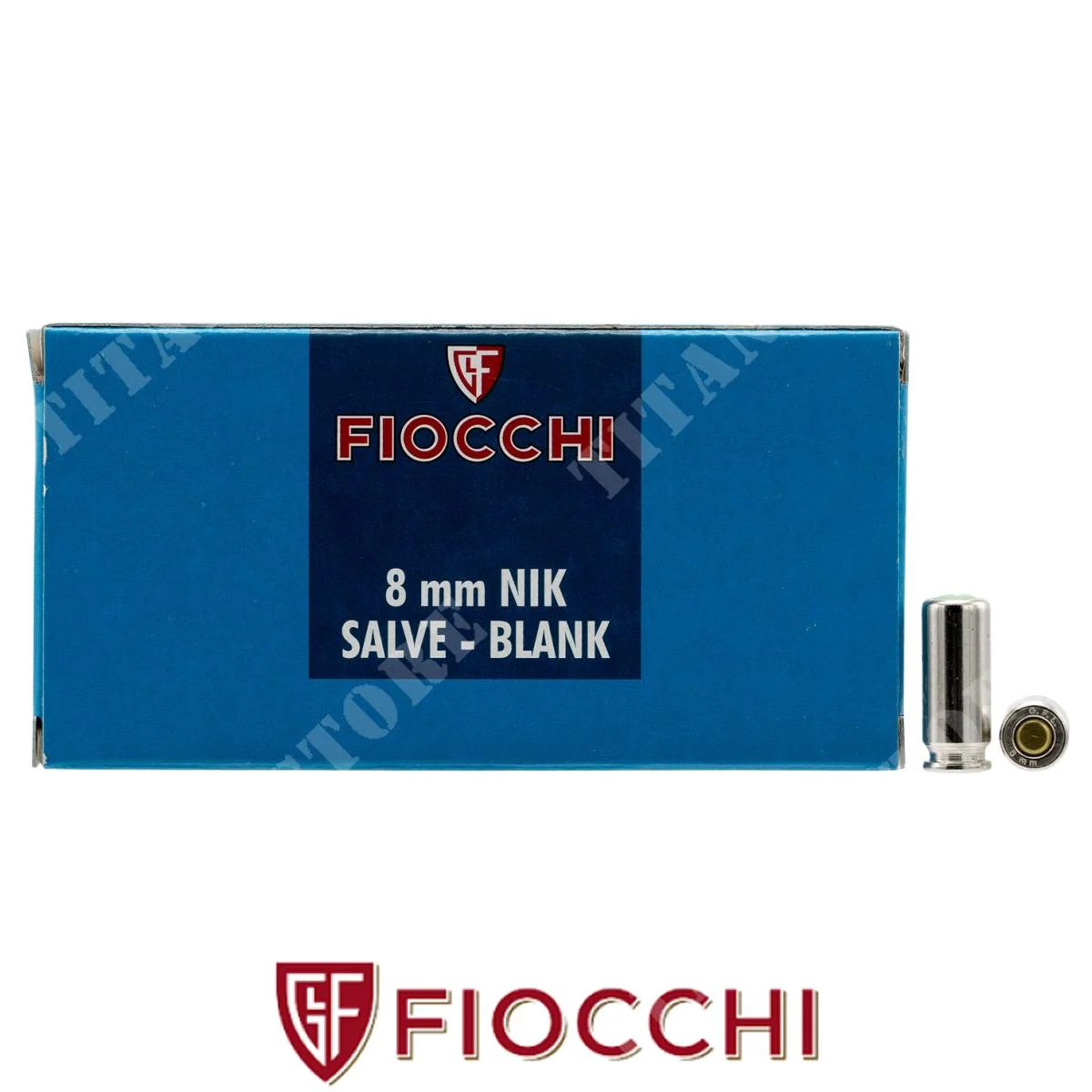 CARTUCHOS BLANCOS KNALL DE 8 MM PARA SEMIAUTOMÁTICOS FIOCCHI (FIO8)