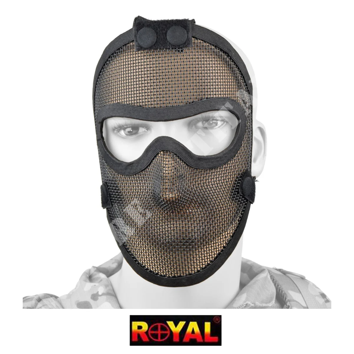 MASCARILLA FACE NET METAL NEGRA (KR003B)