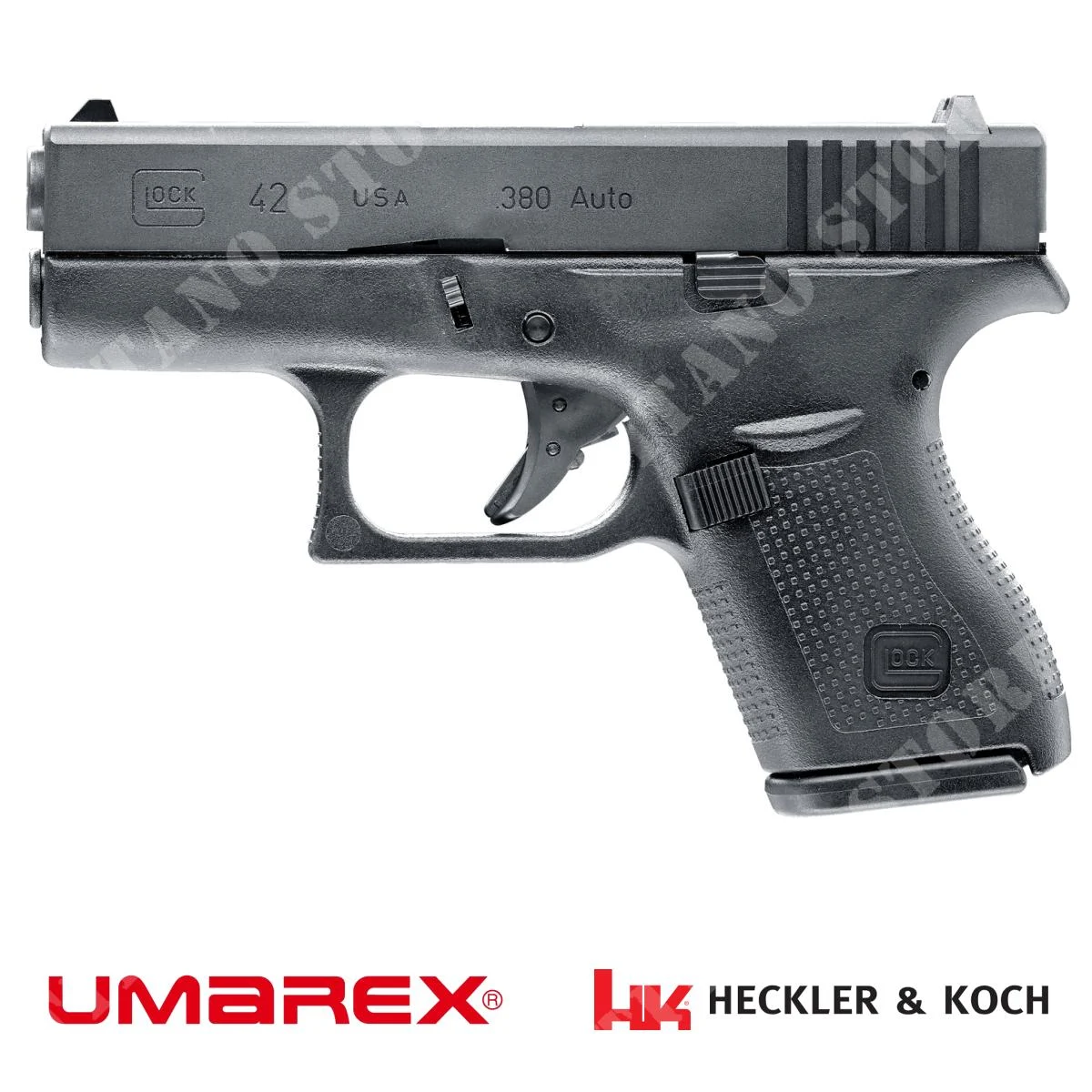 PISTOLA GLOCK 42 NEGRO GAS RETROCESO VFC UMAREX (2.6410)