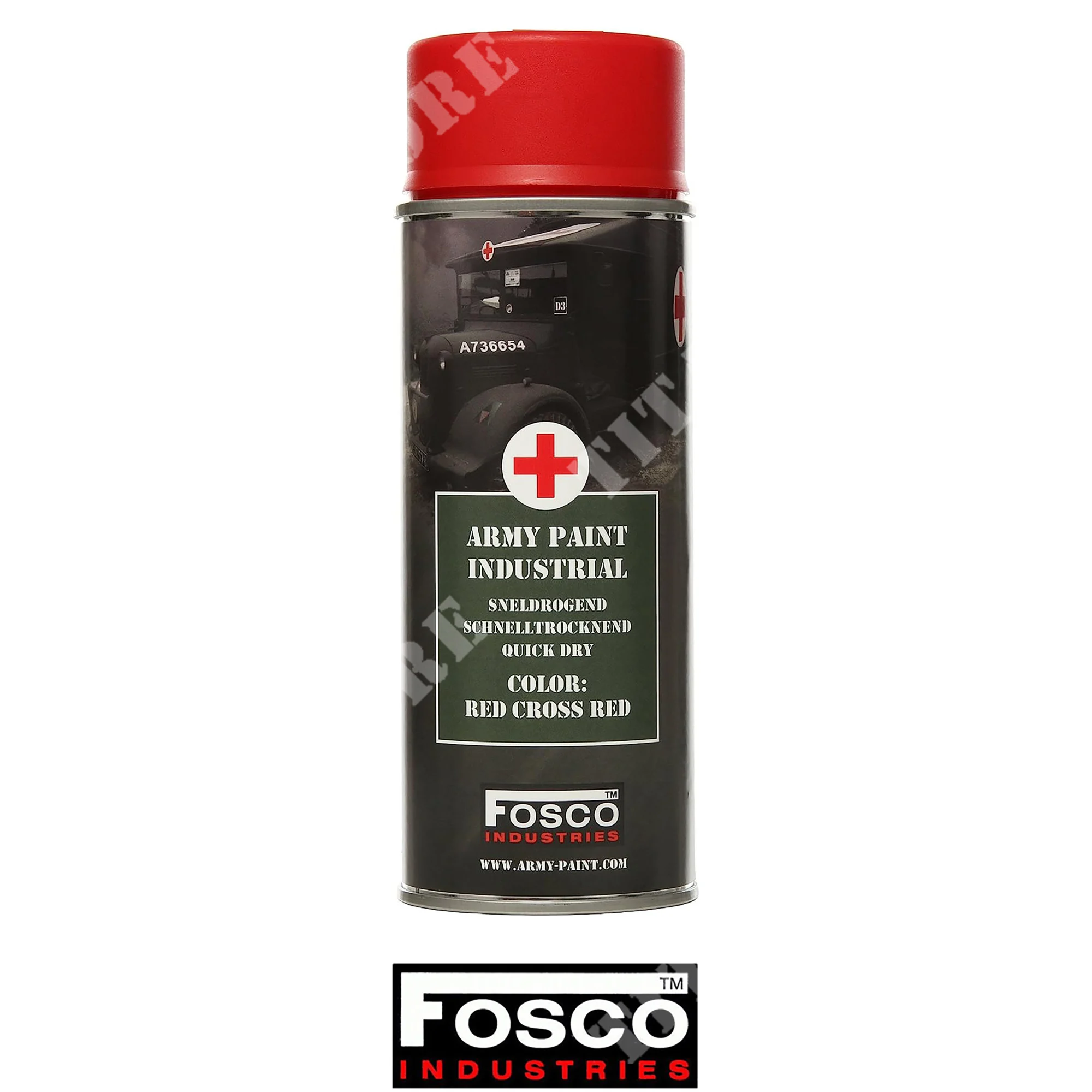 PINTURA CRUZ ROJA ROJA 400 ML FOSCO (CRUZ ROJA ROJA) (469312RCR)