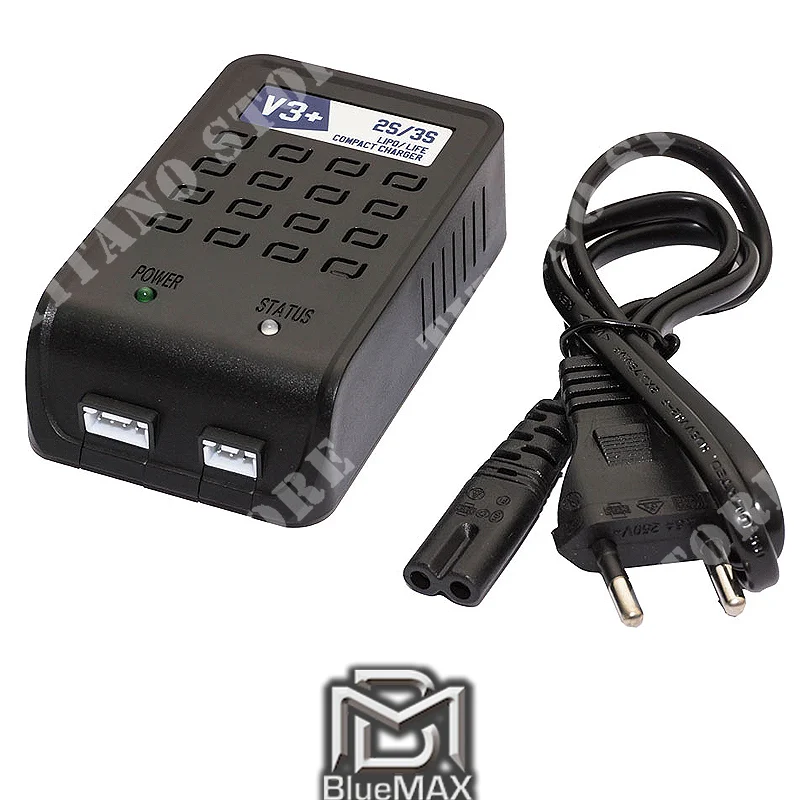 CARGADOR DE BATERIAS 2S / 3S LIPO / LIFE BLUE MAX (BLM-V3+)