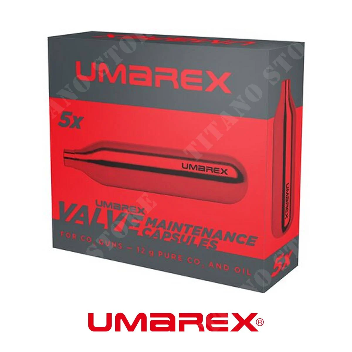 PAQUETE DE 5 UNIDADES DE LUBRICANTES CO2 12 GR UMAREX (4.1683-1)