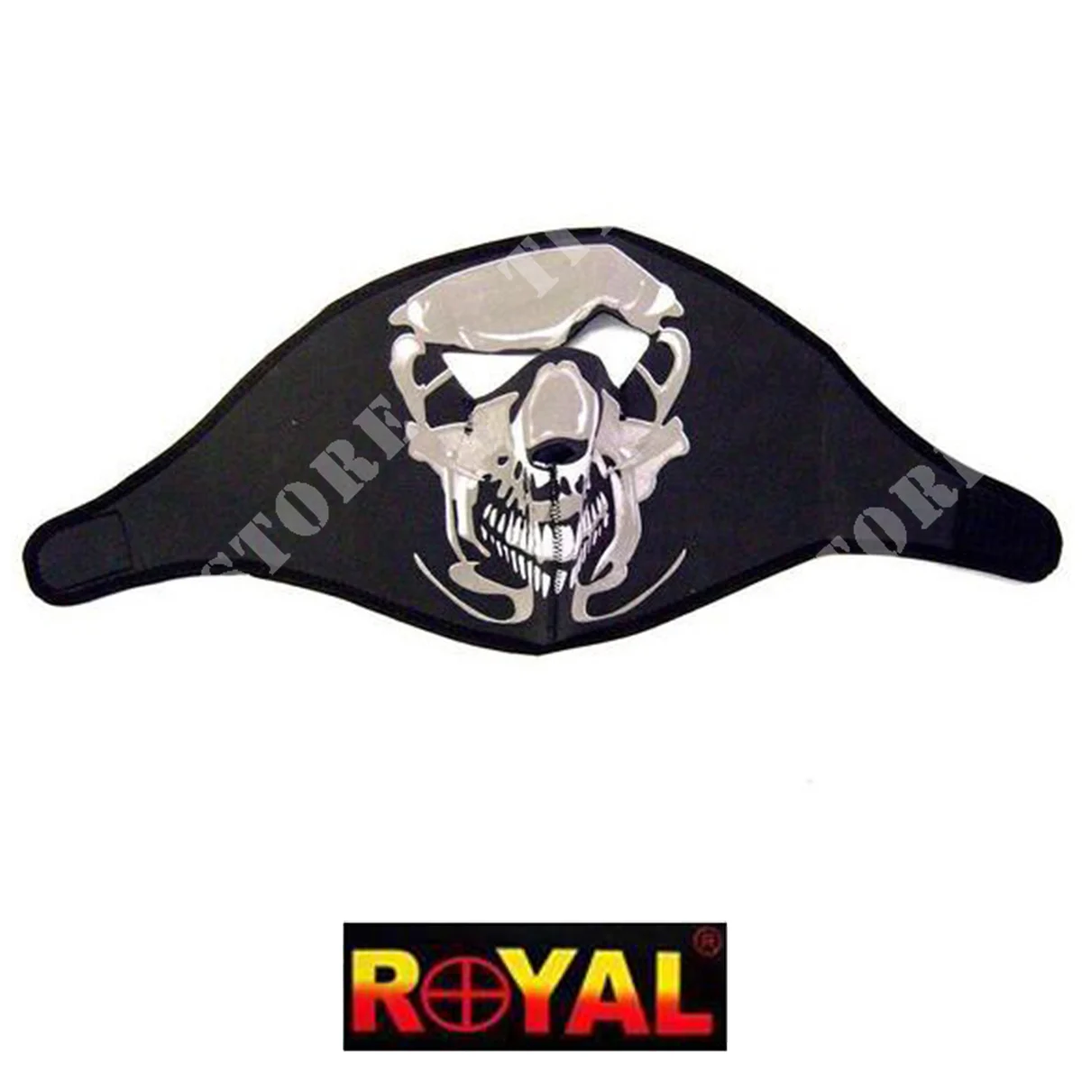 MASCARILLA CALAVERA COMPLETA NEGRA (KR012)