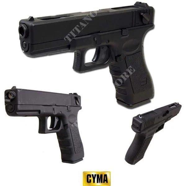 PISTOLA ELÃ‰CTRICA G18C NEGRA CYMA (CM030)