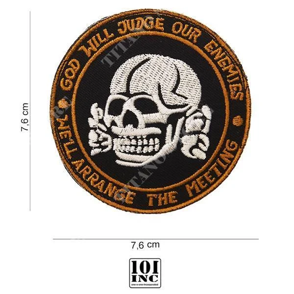 PARCHE DIOS JUZGARÁ A NUESTROS ENEMIGOS SKULL 101 INC (442306-3228)