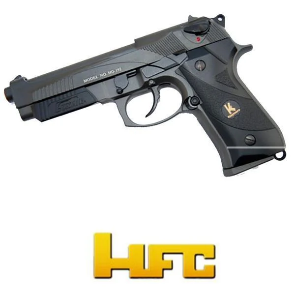 PISTOLA GAS HFC M92 KEYMORE LUXAIR NEGRO (HG 192)