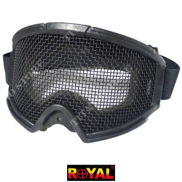 MASCARILLA NEGRA CON MALLA REAL (6058B)