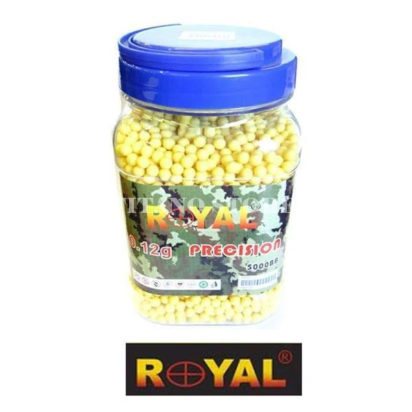 BOTE con 5000 DISPAROS 0,12gr ROYAL (BB 5000)