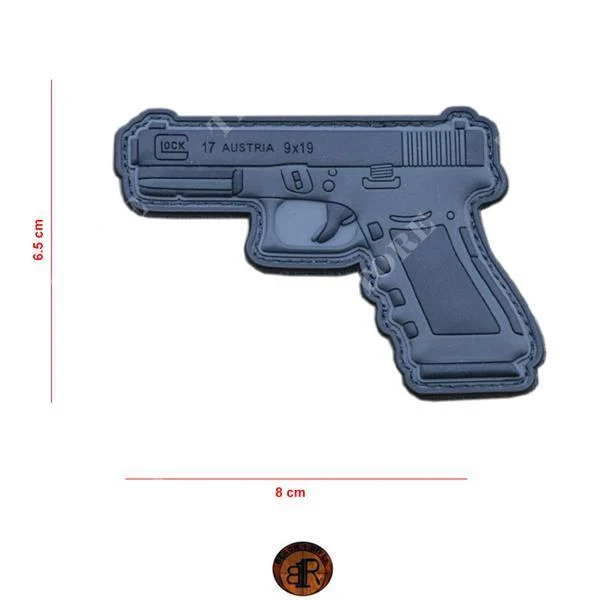 PARCHE PVC 'GLOCK G17' BR1 (PPVC296)