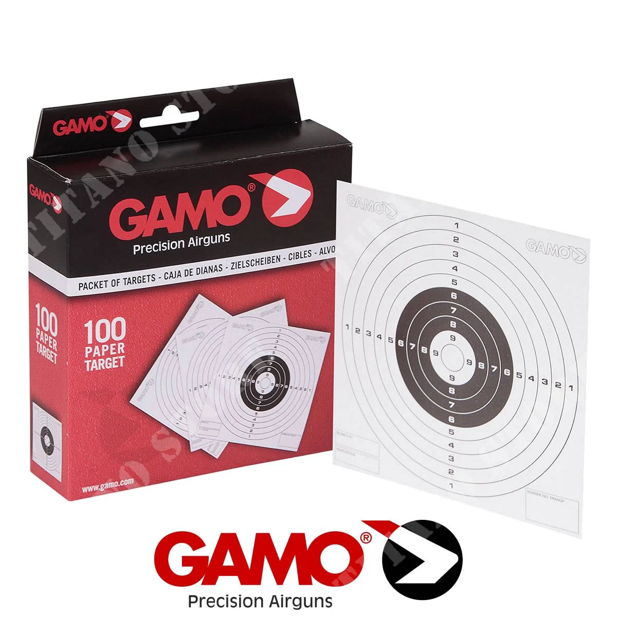 OBJETIVOS 14X14 100 PCS GAMO (IIT88)