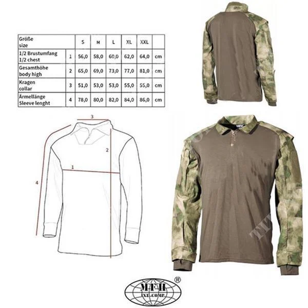 CAMISETA COMBATE TALLA S A-TACS FG MFH (02611ES)
