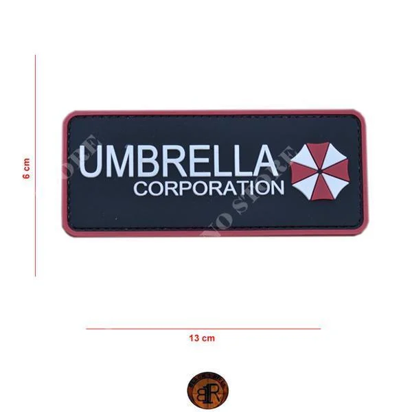 PARCHE DE PVC ZOMBIE BR1 'UMBRELLA CORPORATION' (PPVC069)