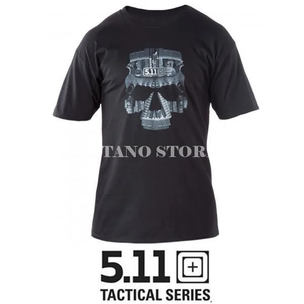 CAMISETA AR CRÁNEO 41006DK 019 NEGRO TG. XL 5,11 (643443)