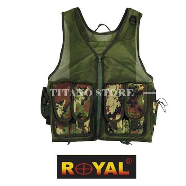 CUERPO TÁCTICO CON 6 BOLSILLOS (JQ029)