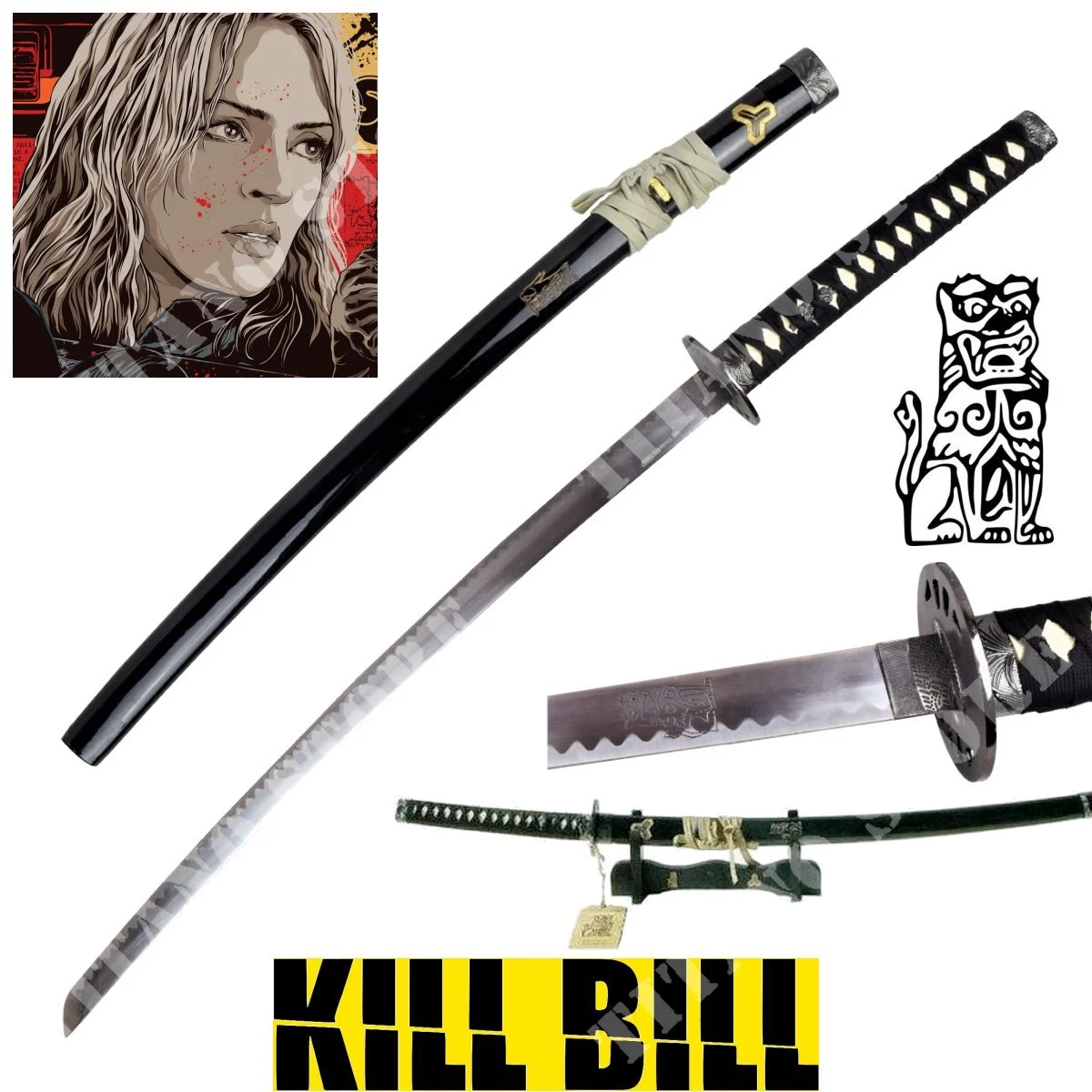 KATANA KILL BILL DE BEATRX KIDDO HATTORI HANZO (KILL BILL1)