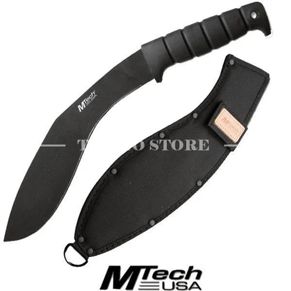 MACHETE KUKRI / NEGRO CON FUNDA MTECH CORDURA (MT-537)