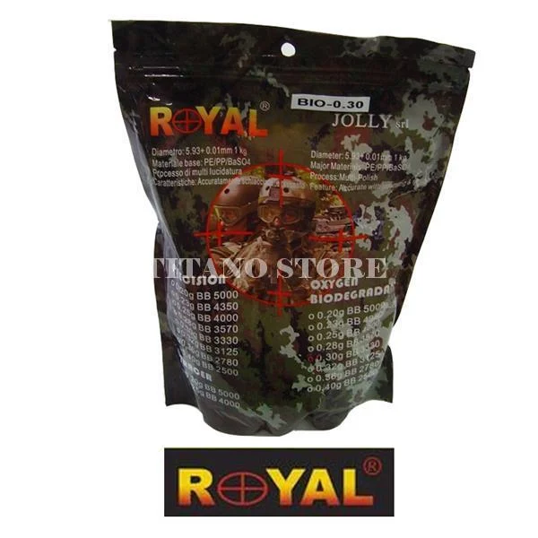 BOLSA BIO SHOT 0,30gr 3330 BB ROYAL (BOLSA 0,30 BIO ROYAL)