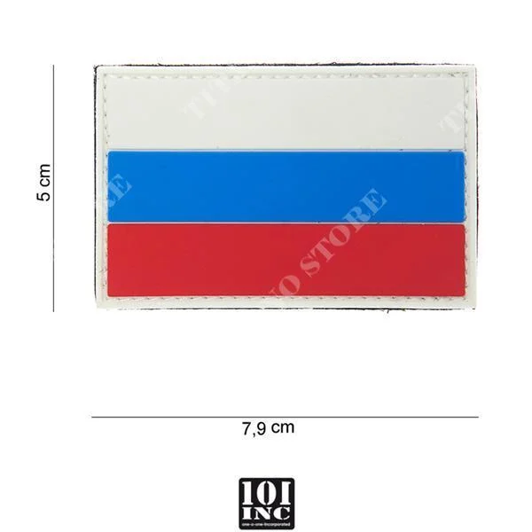PARCHE PVC BANDERA RUSA 101 INC (444130-3799)