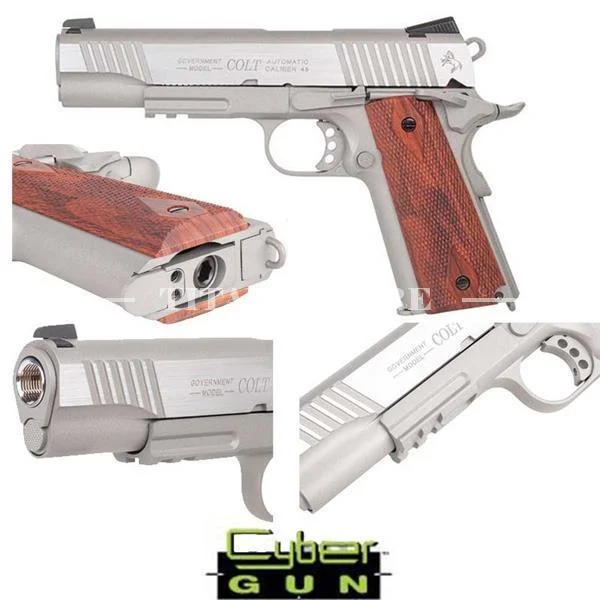 CIBERGUN INOXIDABLE COLT CO2 PLATA 1911 (180530)