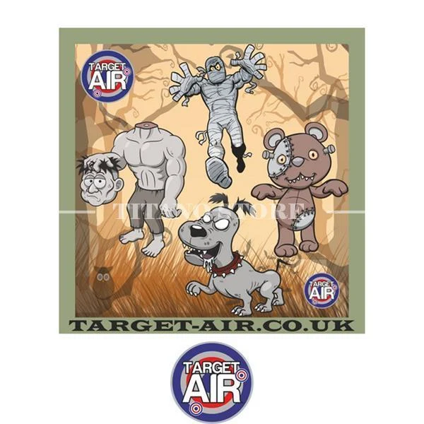 TARGET 4 ZOMBIE 50 PZAS 14X14 TARGET-AIR (320-081)