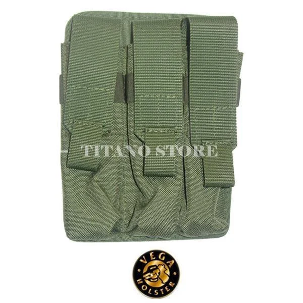 FUNDA DE CARGADOR MP5 3PLACES VERDE VEGA (2SM16V)