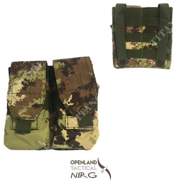FUNDA DOBLE CARGADOR PARA M4 / AK VEGETATO N.ER.G (OPT-008-04)