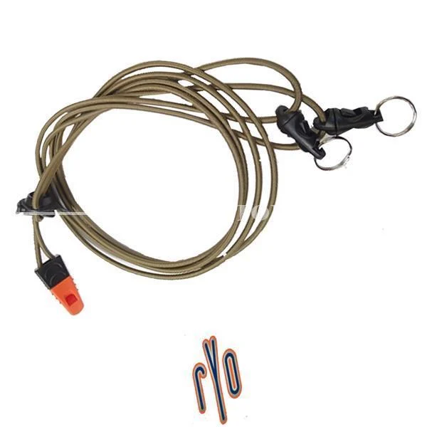 CORREA BINOCULAR DE OLIVA CON WHISTLE RICK YOUNG OUTDOOR (421638)